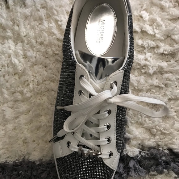 Poppy Glitter Chain Mesh Michael Kors sneakers - Picture 9 of 9
